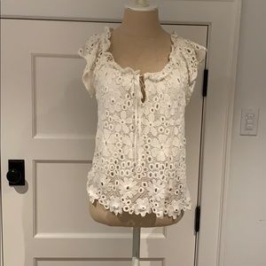 White lace top